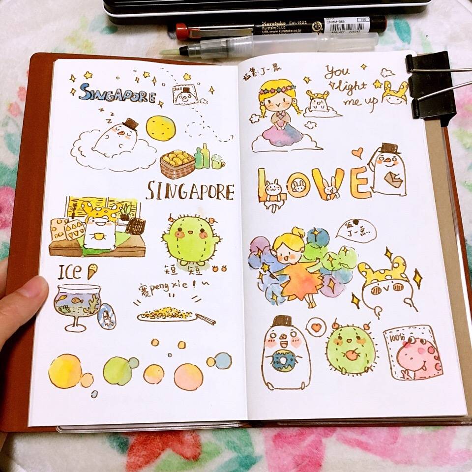 让人一眼惊艳的手绘画,美得让人惊艳的画手绘