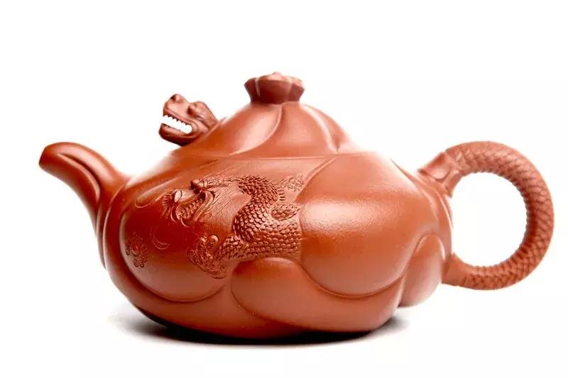 木瓜紫砂壶的魅力,男人拥有四把紫砂壶