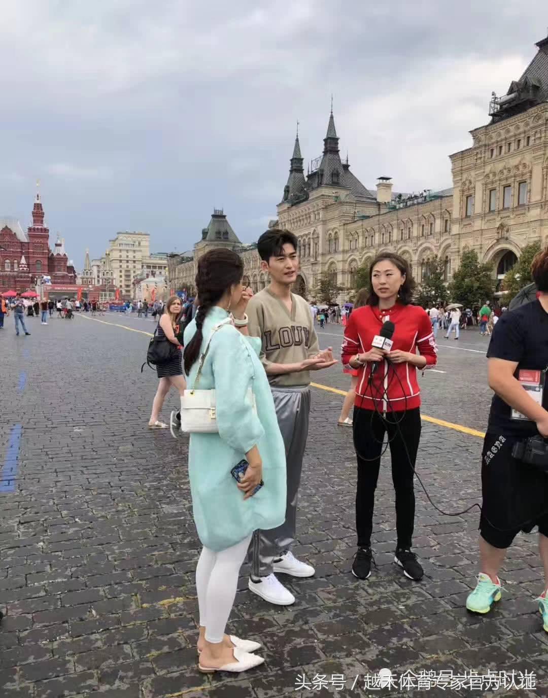 张翰俄罗斯比赛,世界杯俄罗斯街头采访中国