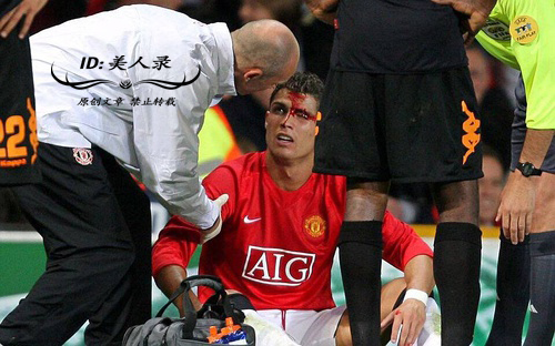 c罗受过最重的伤视频,c罗那些年欧冠