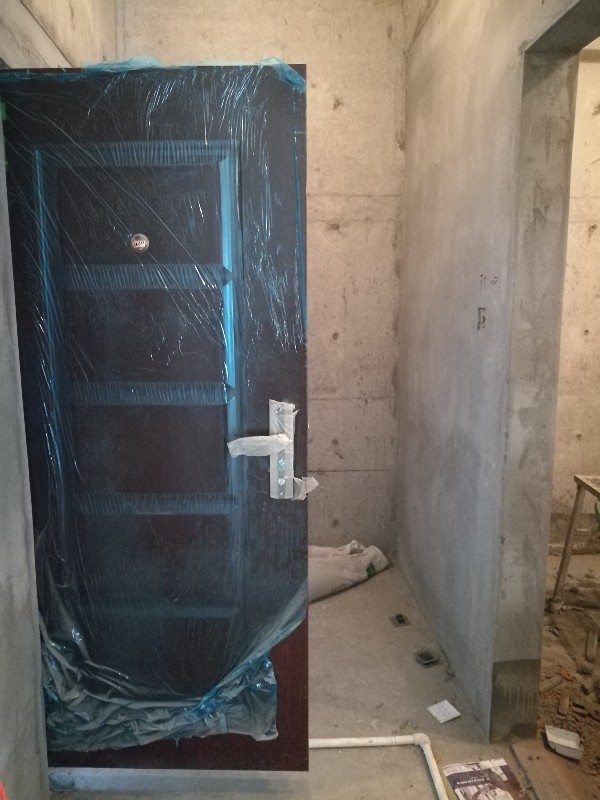 入户门开一半就被挡住,渭南自建房入户门