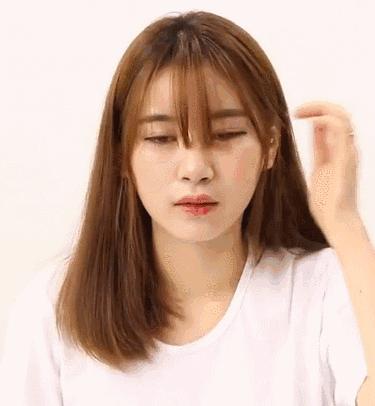 女明星刘海怎么梳的,女明星刘海教程
