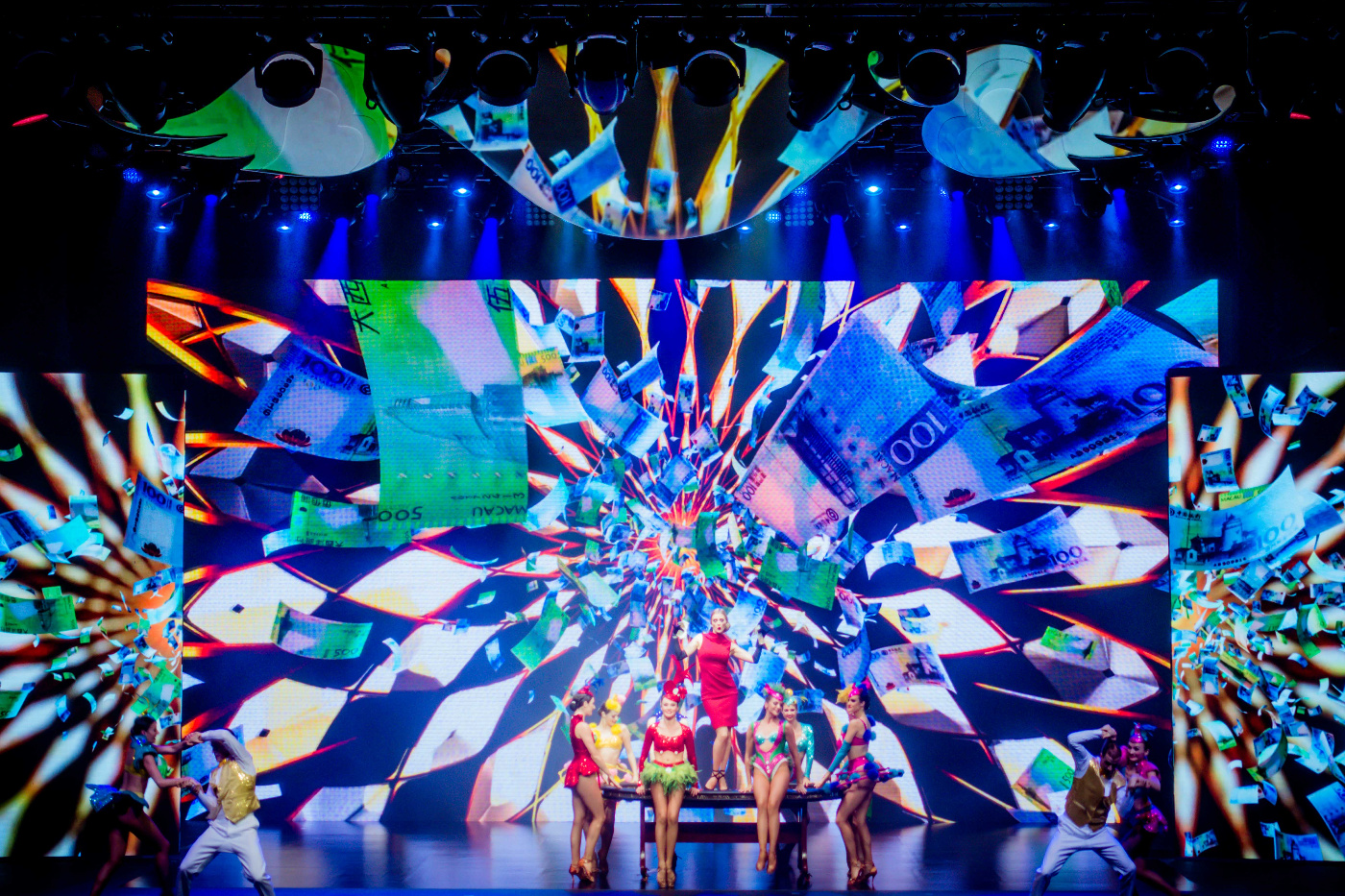 澳门巴黎人时尚秀,澳门巴黎人夜景震撼视频