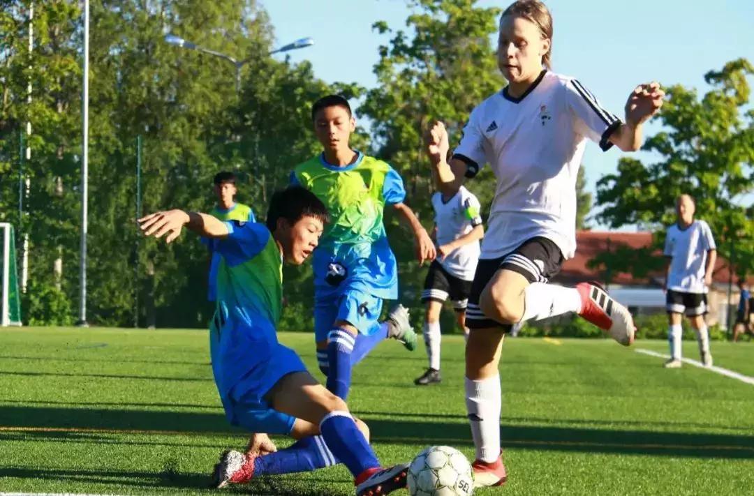 古堰足球促中芬友谊长存