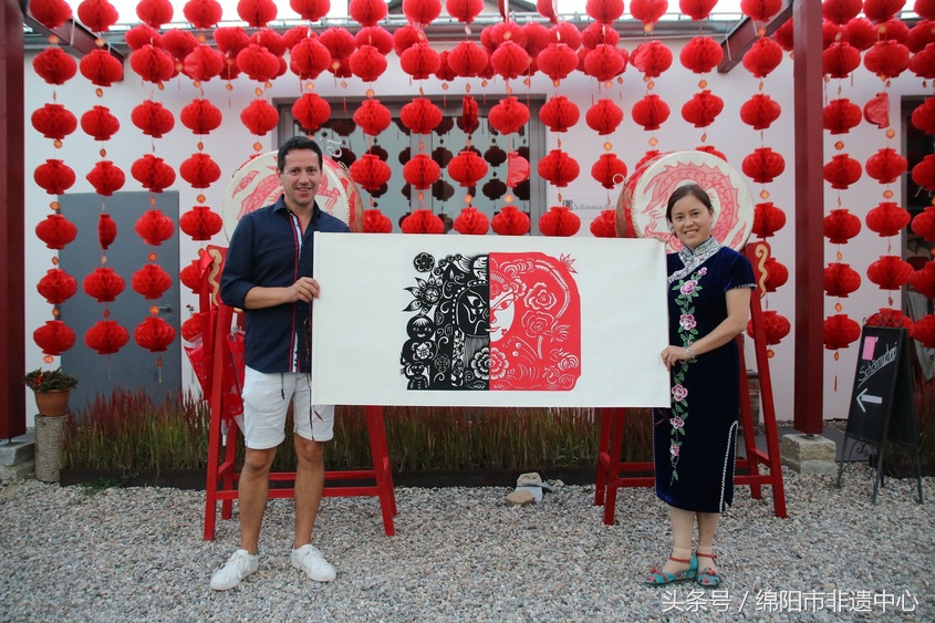 绵阳精品传统剪纸,三台县非遗文化展示