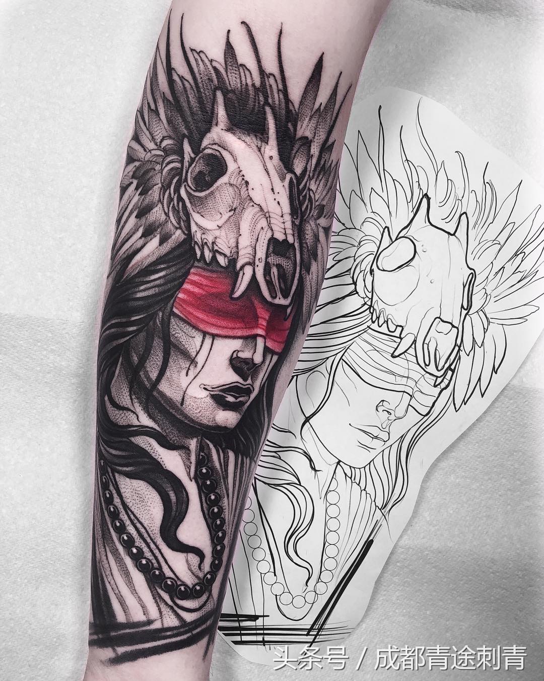 从球场到纹身店,一个差点被足球“耽误”的纹身师