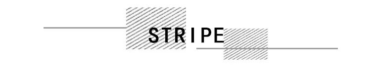 条纹简单大方,斜条纹加竖条纹