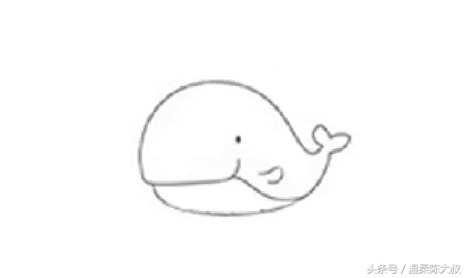 海洋动物简笔画简单画法,儿童简笔画入门0-3岁零基础蜗牛