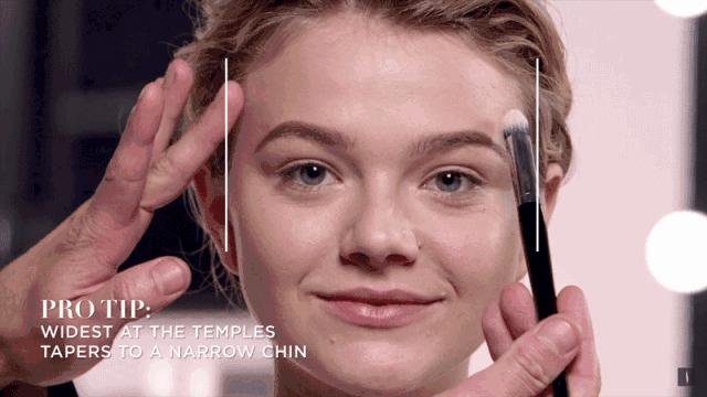 让脸小10倍的修容法,超自然的修容小技巧