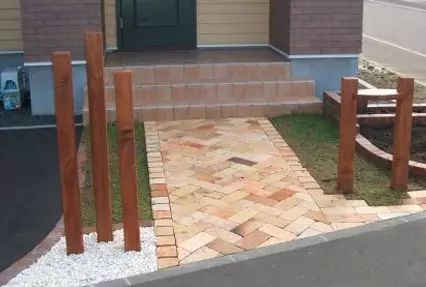 中式庭院地面铺装设计,农村庭院地面铺装石材