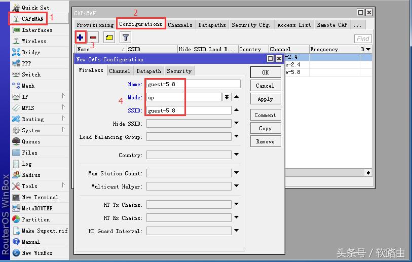 ros软路由上网设置,ros双软路由
