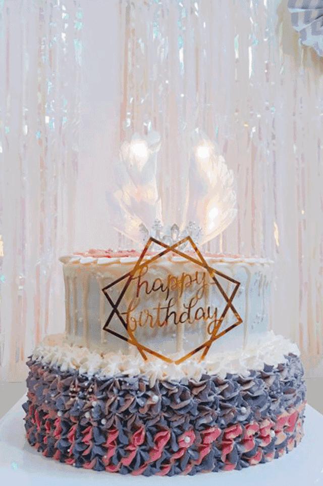 超漂亮六寸生日蛋糕,超好看时尚生日蛋糕