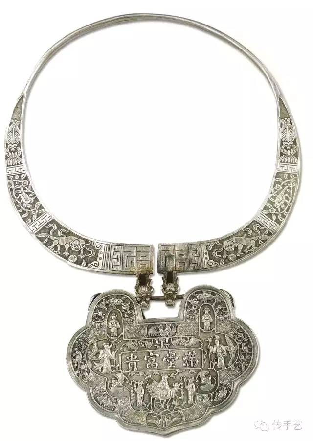 古代长命锁颈圈,中国古代民间长命锁图片