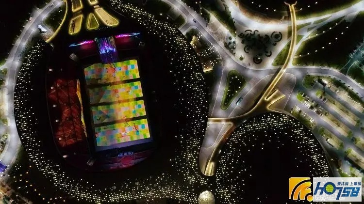 洛阳省运会开幕式灯光秀完整,省运会开幕式高清图片