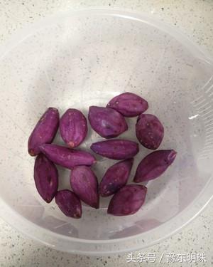 手工Q弹紫薯芋圆做法,百分百一次成功,不粘不散,做法太简单了