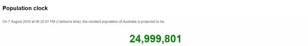 澳洲女性总人口,澳洲人口创纪录