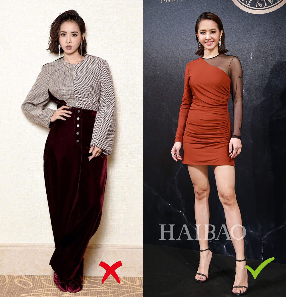 粗腿短腿的穿搭技巧,个子矮腿粗要穿什么裙子好看