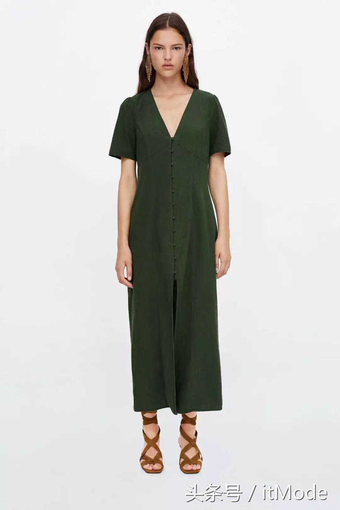 zara穿搭2021早秋黑裙,zara的新品太好看了吧