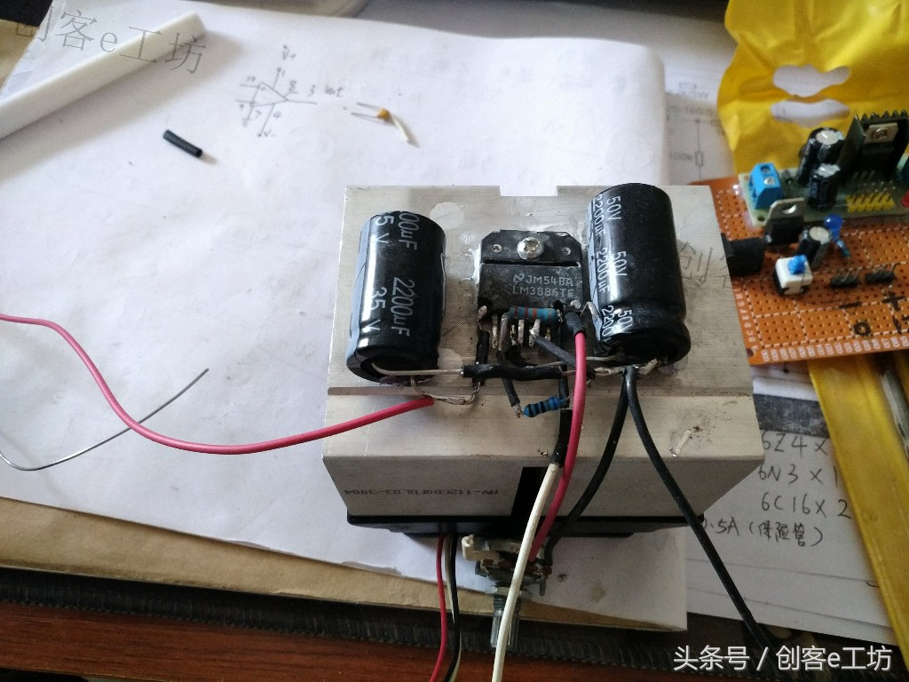 lm3886搭棚教程视频,lm3886搭棚式功放3.0版