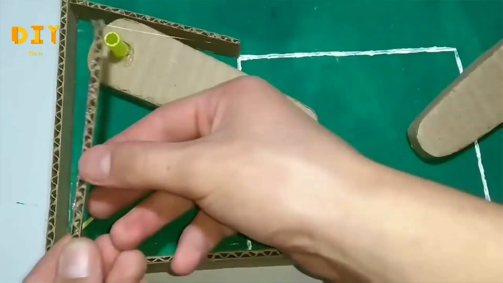 纸板diy手工弹珠玩具,纸板弹珠手工制作