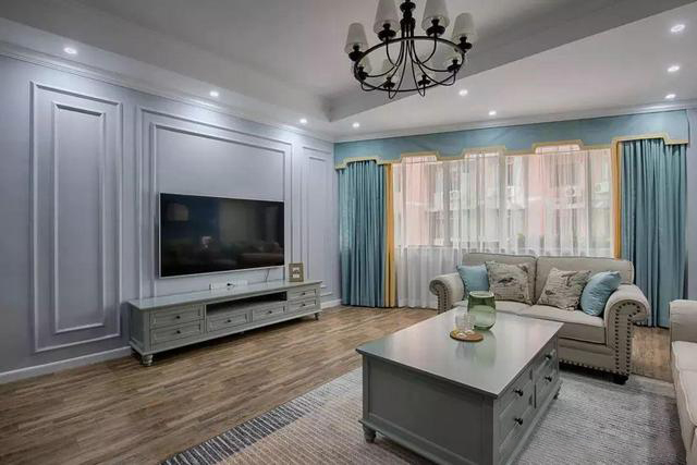 装修打通阳台房间效果,三角异形客厅装修效果图