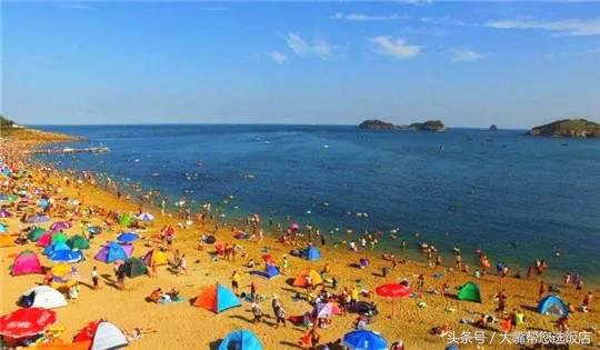 踏浪看海享受阳光沙滩,踏浪大连看海