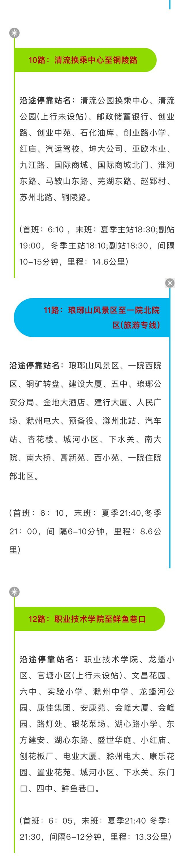最新滁州105公交车路线时间表,滁州4路公交车最新路线和时间