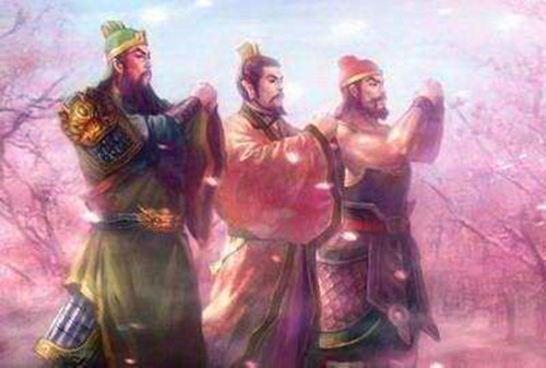 关羽结义拜关二爷,桃园结义关羽拜关二爷