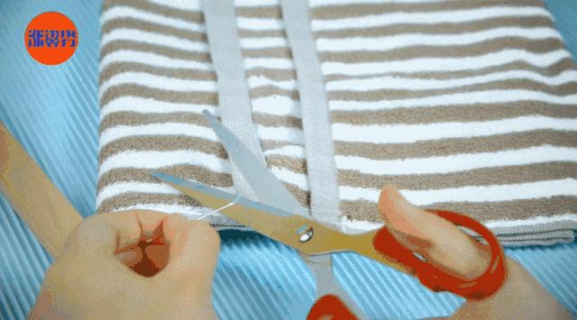 t恤简单缝几针,小妙招缝衣服三角缝