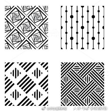 36种几何纹理，涵盖多种图形，好好学一下吧！