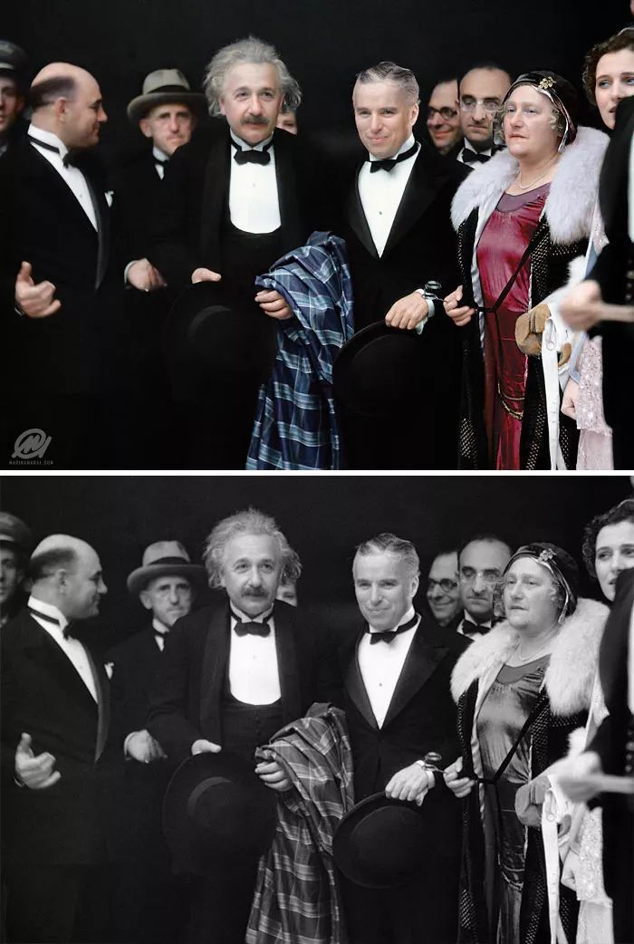 毫无ps痕迹的珍贵老照片,彩照变黑白老照片