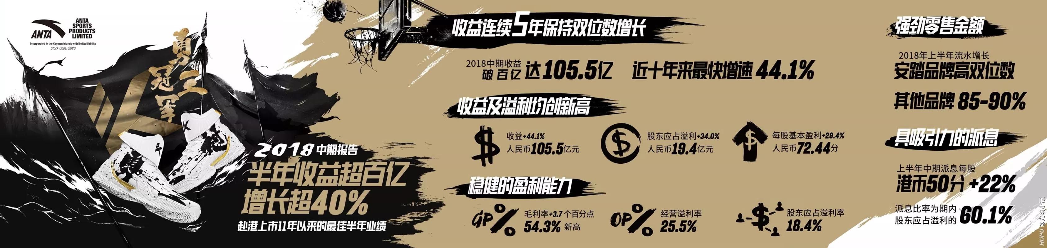 安踏2015年营收突破多少,安踏营收破千亿