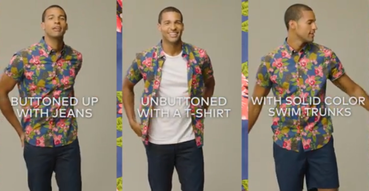 男士衬衫的夏季花式穿法,男士衬衫的时尚穿法图解