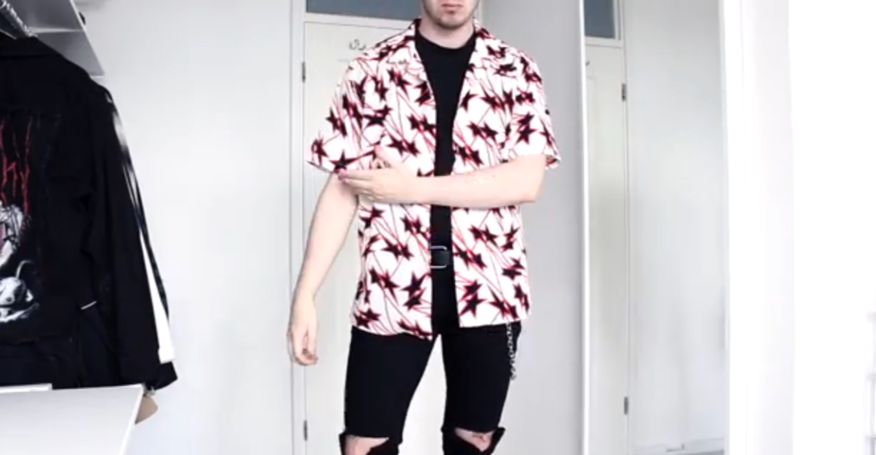 男士衬衫的夏季花式穿法,男士衬衫的时尚穿法图解