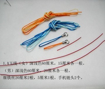 文玩手链绳结编法图解大全,怎样编手串绳结挂物