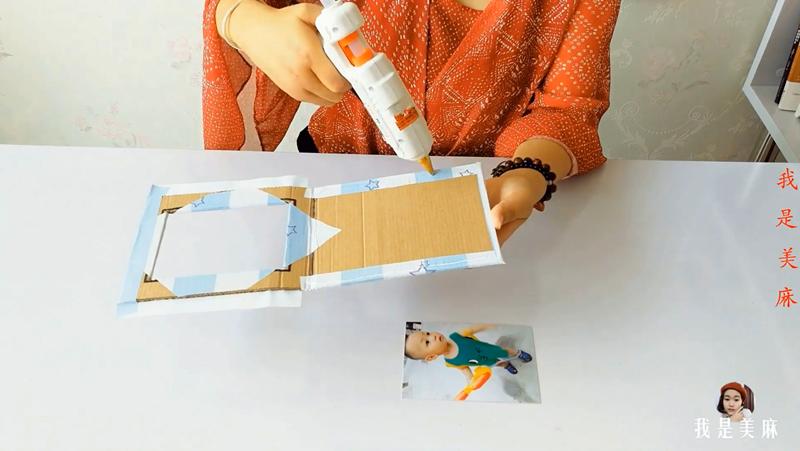 手工用纸箱做相框小学生做的,手工纸制作相框简单又漂亮