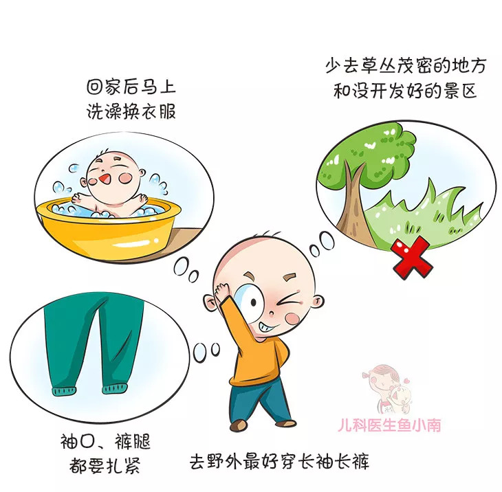 蜱虫咬在孩子头上怎么处理,宝宝如何预防蜱虫叮咬