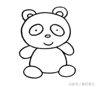 2022年冬奥会吉祥物简笔画熊猫,可爱的熊猫简笔画可打印