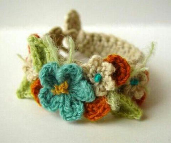 线头编织小物件,编织线小物件