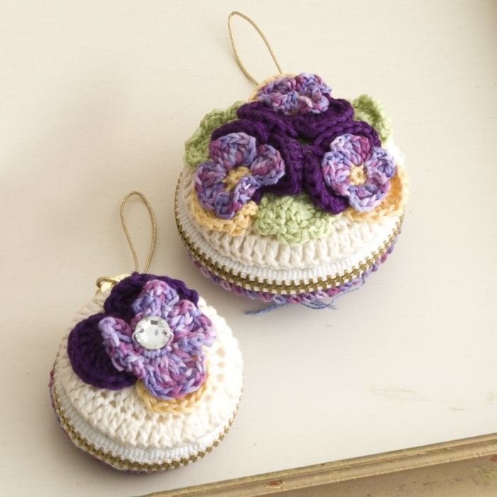 线头编织小物件,编织线小物件