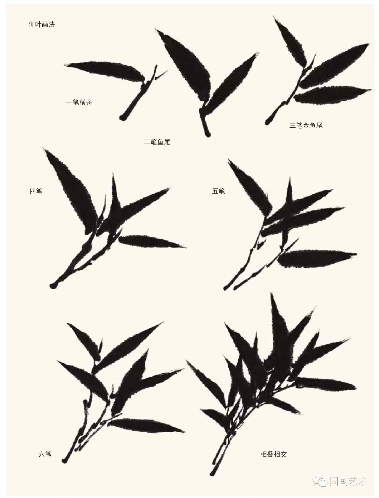 画竹的最好画法,毛笔画竹的简单画法