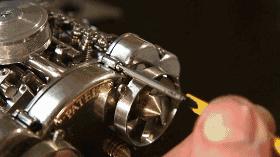 牛人制作32缸发动机,w32迷你发动机diy过程