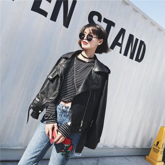 美女穿皮衣的魅力视频,皮衣适合你才是最好的