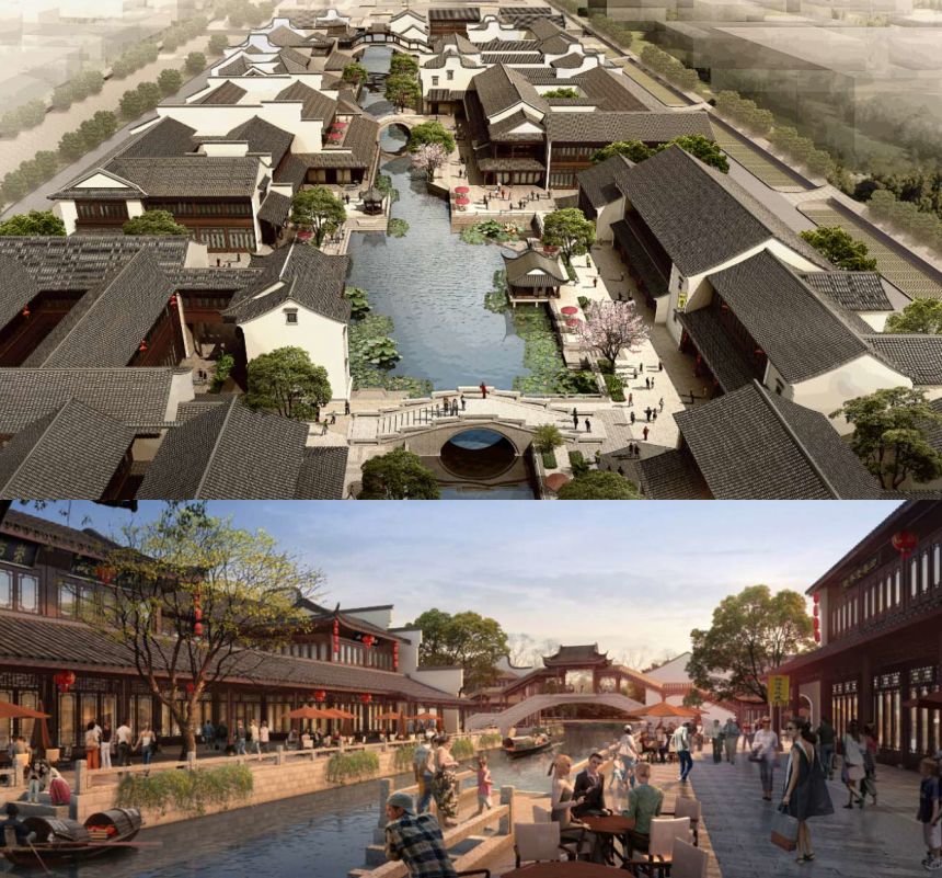 重奖征集方案设计——御湖西区A/B地块住宅商业水乡项目