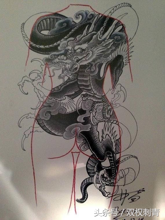 传统龙纹身图片大全,传统龙纹身图集推荐