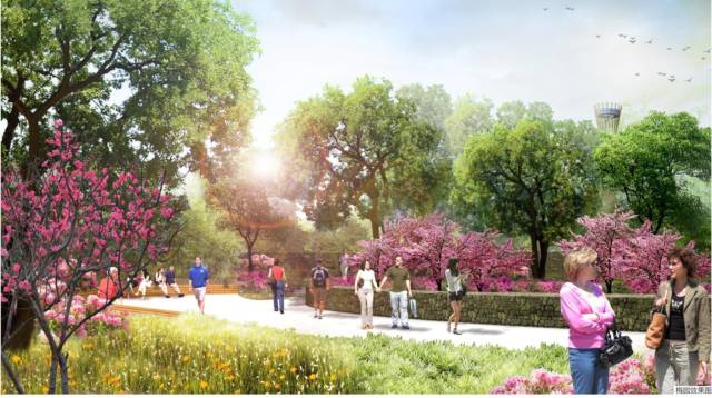 青岛市西海岸中央公园图片,青岛新建公园效果图