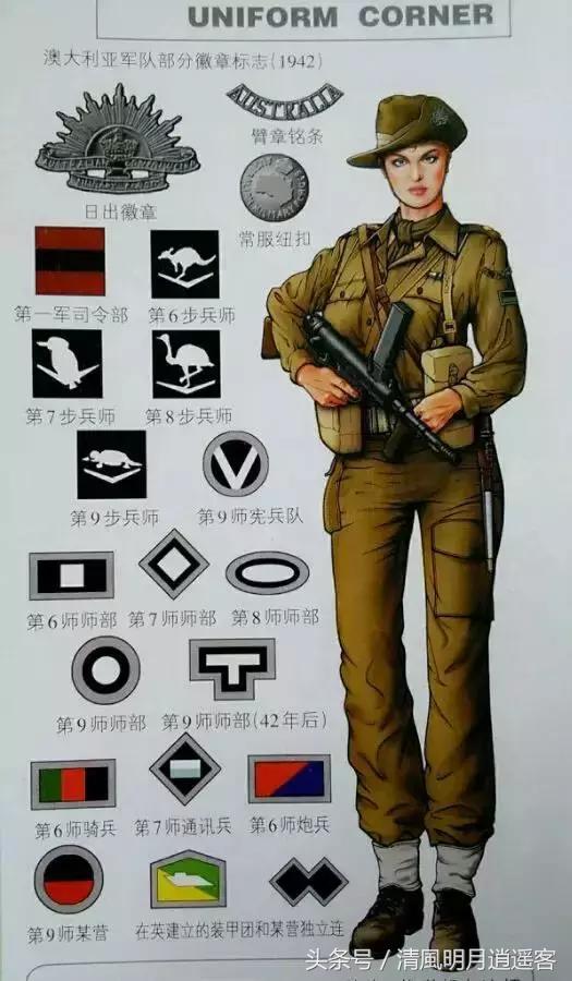 二战各国空军军装,各国二战空军军衔