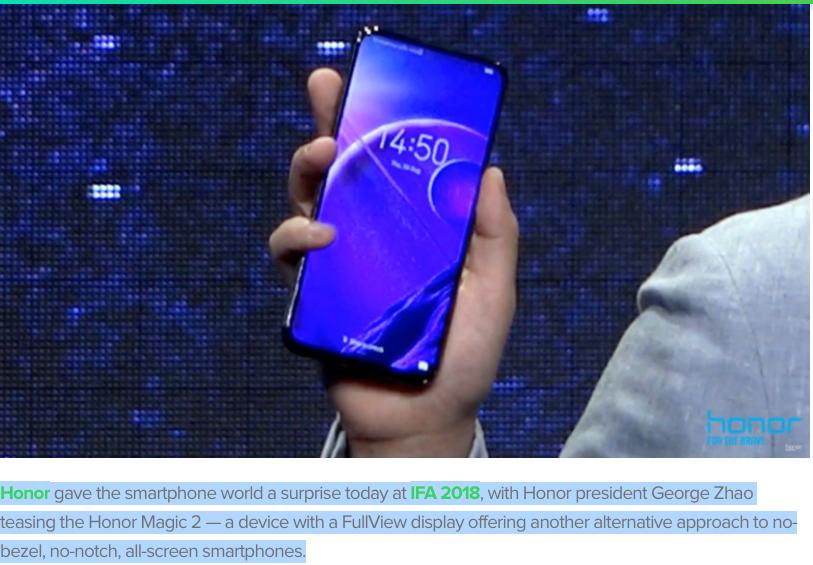 荣耀magic2展示介绍,荣耀magic2现在值得入手吗