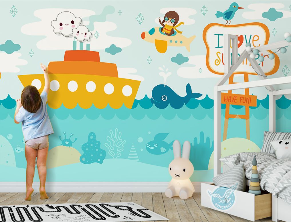 自家门口墙绘,一家房子墙绘