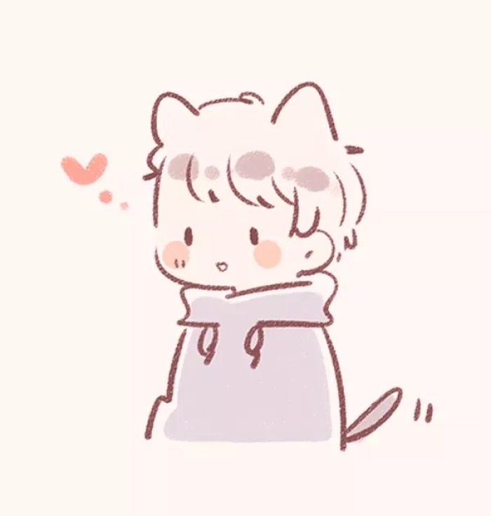 卡通情侣头像呆萌小可爱,可爱情侣头像卡通呆萌最新